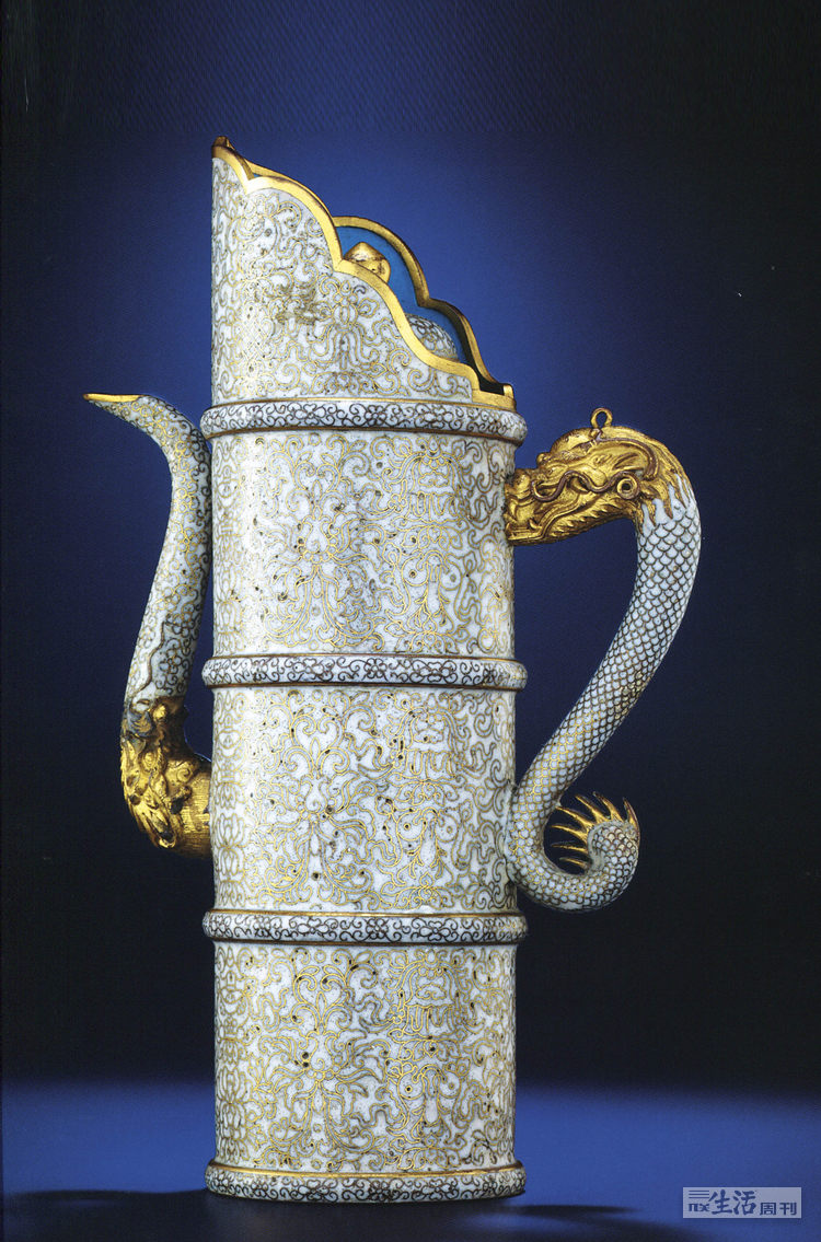 ※中国古美術/牙加彩龍紋獅子蓋香炉(底/蓋:乾隆年製)清代/ 中国古美術/牙加彩龍紋獅子蓋香炉(底/蓋:乾隆年製)清代/