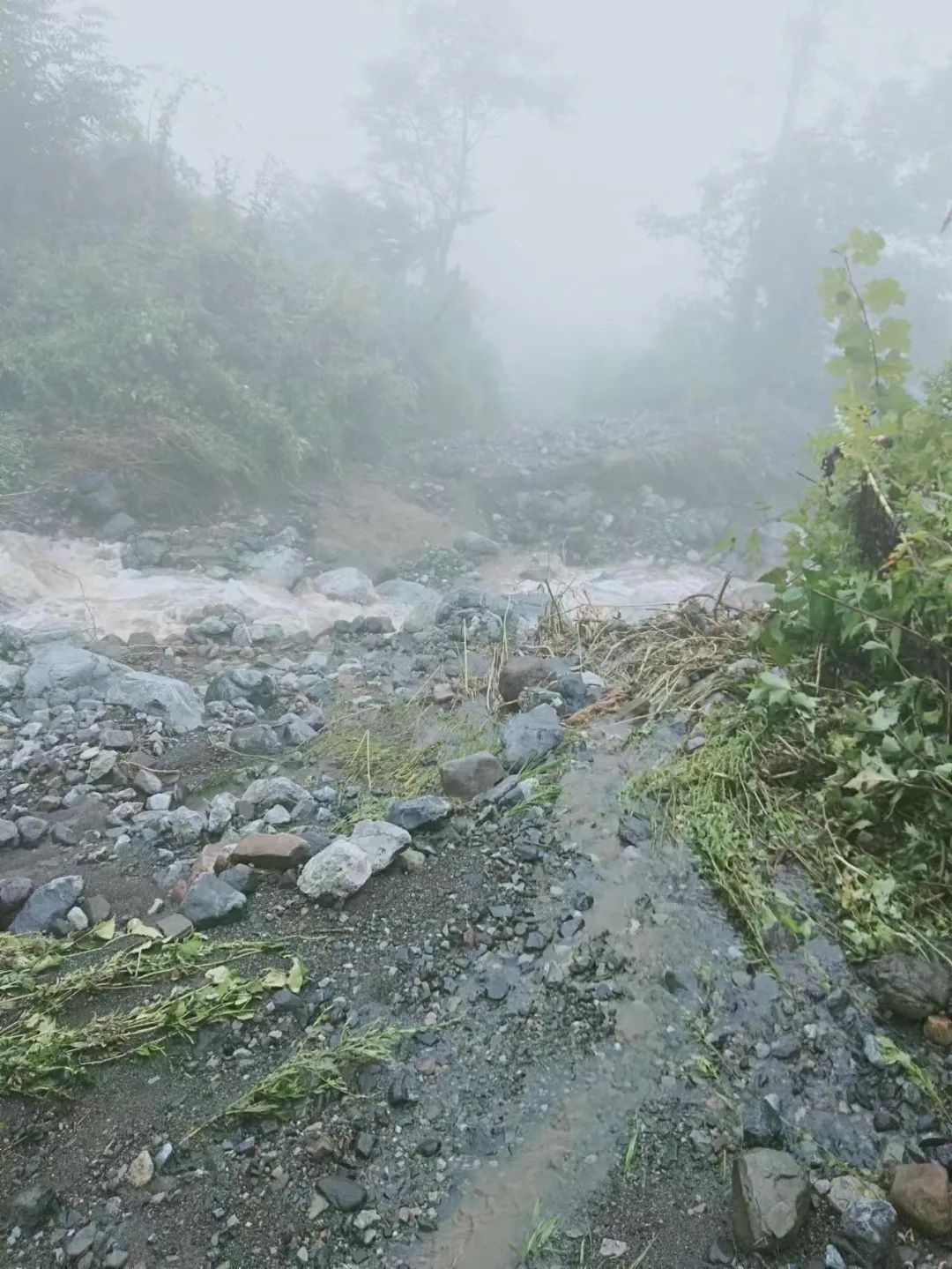 盐池河磷矿崩塌图片