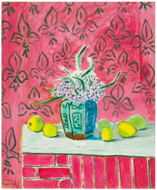 二战时,当毕加索用《格尔尼卡》展示着战争带来的破碎和挣扎,马蒂斯