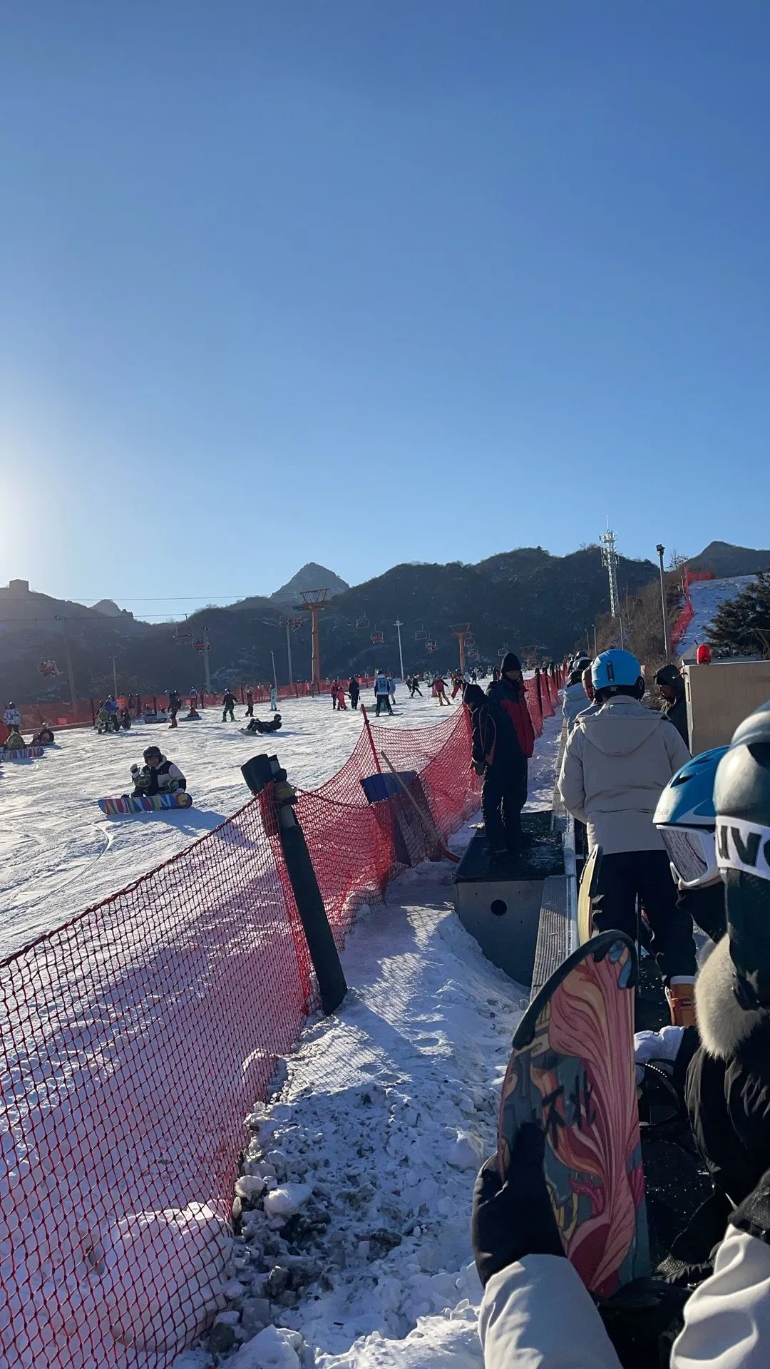 北京香山滑雪场图片