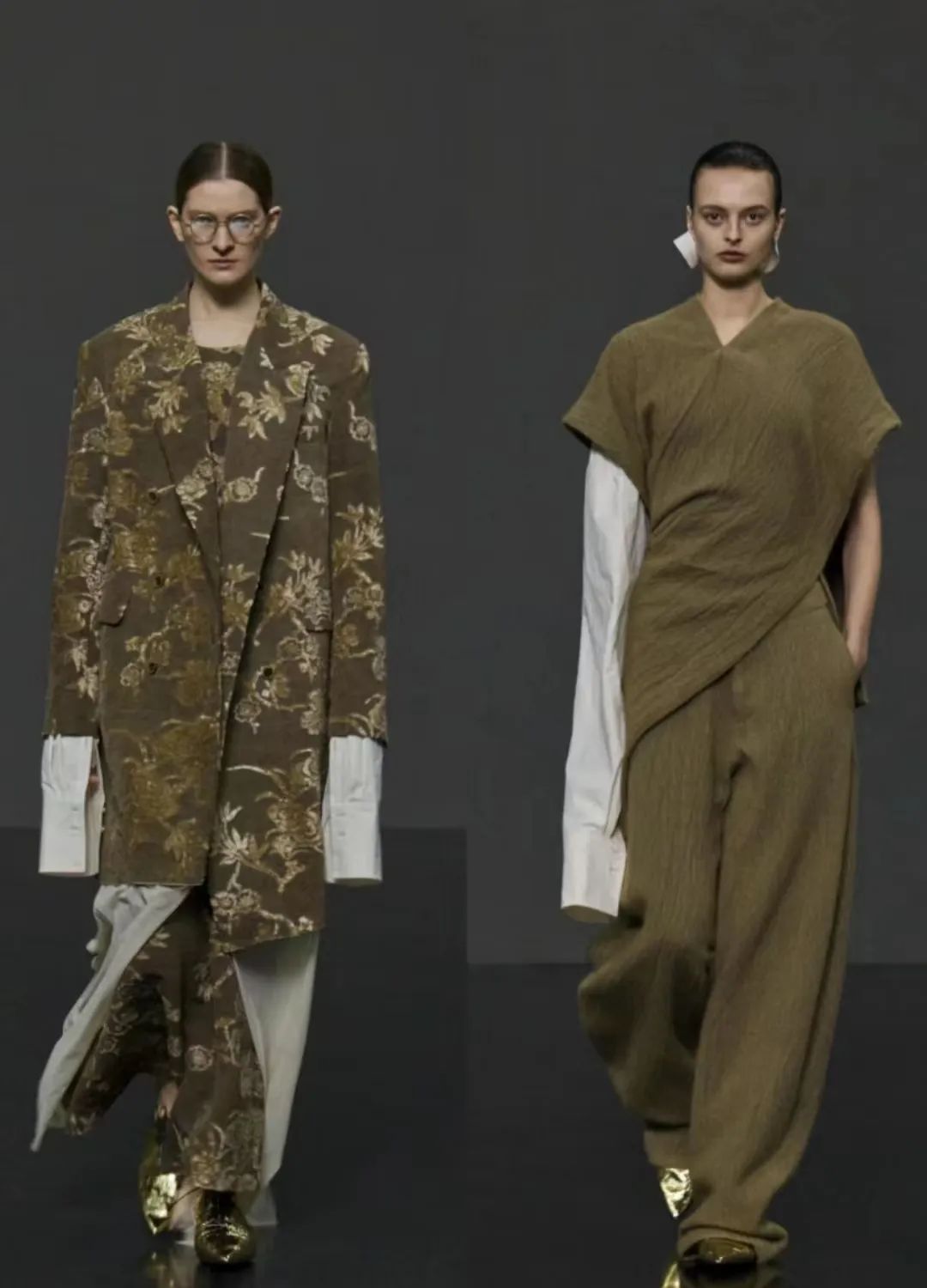 小脚裤被抛弃阔腿裤才是今年最时髦的都市丽人风